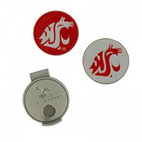 View Team Effort NCAA Hat Clip Ball Marker Washington State Cougars