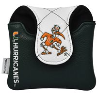 View Prg Americas NCAA Quilt Stitch Mallet Headcover Miami Hurricanes