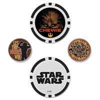 View Team Effort Star Wars Set Ball Marker Chewbacca