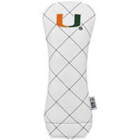 View Prg Americas NCAA Quilt Stitch Headcover Miami Hurricanes