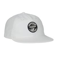 View Bridgestone 6 Panel Crusher Golf Hat White