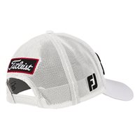View Titleist Tour Performance Mesh 25 Golf Hat White/Black