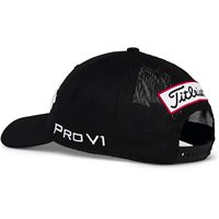 View Titleist Tour Performance Mesh 25 Golf Hat Black/White
