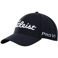 View Titleist Tour Performance 25 Golf Hat Black/White