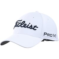 View Titleist Tour Performance 25 Golf Hat White/Navy