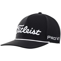 View Titleist Tour Rope Golf Hat Black/White