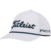 View Titleist Tour Rope Golf Hat White/Monterey