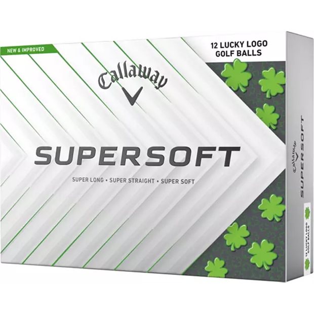 Callaway Supersoft Lucky Low Compression Golf Balls - White