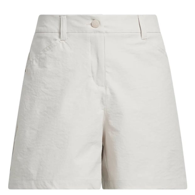 Adidas Ultimate365+ Twistweave 5-Inch Ladies Flat Front Shorts - Wonder Alumina - Size: 4