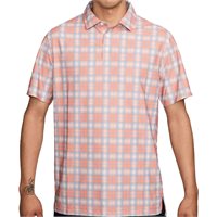 View Nike Dri-FIT Tailored Performance Tartan Shirt Orange Frost