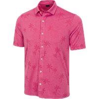 Greg Norman Royal Palm Knit Full Button