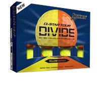 View Srixon Q-Star Tour Divide 3 Golf Ball Orange