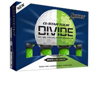 View Srixon Q-Star Tour Divide 3 Golf Ball Green