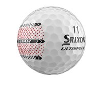 View Srixon Q-Star UltiSpeed Trackline Golf Ball Pure White