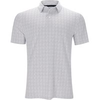 Ben Hogan Geo Printed Polo Shirt - Bright White - Size: 3XL