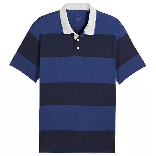 Puma CLOUDSPUN Rugby Polo Shirt - Deep Navy/Blue Jewel/Royal Sapphire - Size: XL