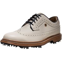 View FootJoy Premiere Series Marquis Golf Shoe Pristine/Navy