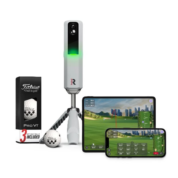 Rapsodo Mobile Launch Monitor 2 Pro w/ Titleist Sleeve Swing Trainers Analyzers - Grey