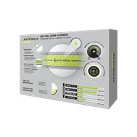 View TaylorMade Tour Response Stripe 2026 Golf Ball Neon Yellow