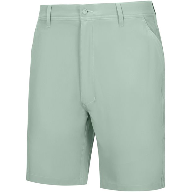 FootJoy Dunes 9 Inch Flat Front Shorts - Sage Green - Size: 30w