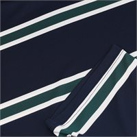 View Puma PUMA x AP Pique Stripe Shirt Deep Navy/Forest Green