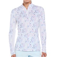 Ben Hogan Ditsy Dot Floral Print Sun Protection