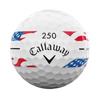 Callaway Chrome Tour Stripe USA 250 Tour Golf Balls - USA
