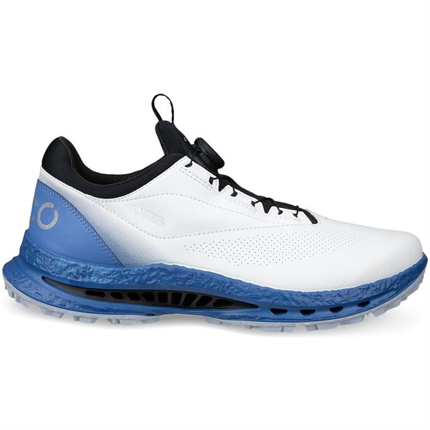 ECCO Biom C5 Boa Spikeless Golf Shoes - White/Federal Blue - Size: 12/12.5 M