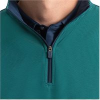 View FootJoy Ottoman Stripe Knit Outerwear Navy/Field Green