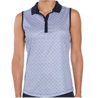 View Ben Hogan Medallion Dot Geo Shirt Bright White