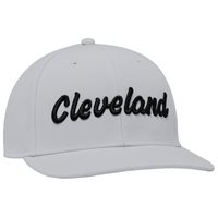View Cleveland CG Retro Snapback Golf Hat Grey