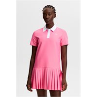 View J. Lindeberg 30Y Grace Pleated Dress Azalea Pink