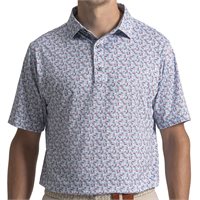 View FootJoy Surfs Up Print Previous Season Apparel Style Shirt White/Chambray/Nantucket Red