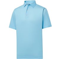 View FootJoy Tonal Dot Lisle Previous Season Apparel Style Shirt Light Blue
