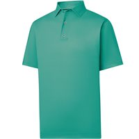 View FootJoy Tonal Dot Lisle Previous Season Apparel Style Shirt Emerald