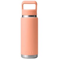 View YETI Rambler 26 oz Straw Bottle Coolers Peach