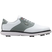 View Straight Down Victory Golf Shoe White Carbon