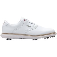 View Straight Down Victory Golf Shoe White Khaki