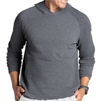 View IBKUL Popcorn Stitch Hoodie Outerwear Black