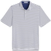 View Ashworth La Quinta Striped Shirt White/Driver Navy