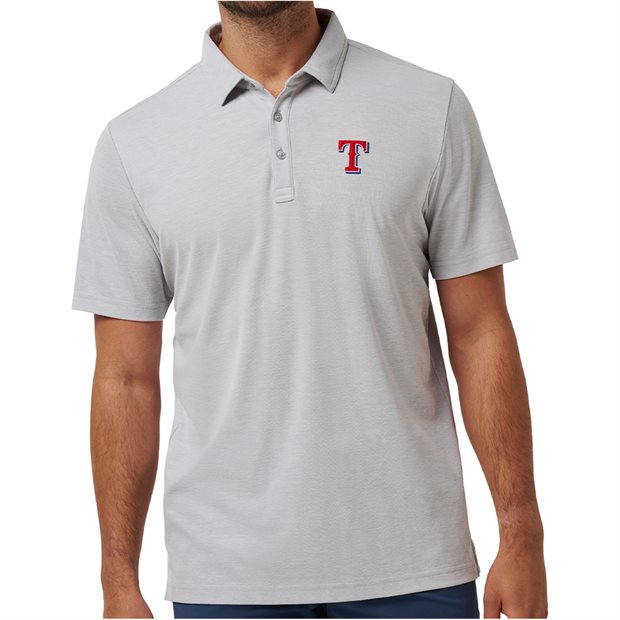 TravisMathew Playoff Pitch MLB Polo Shirt - Heather Gray - Size: XL