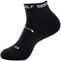 View TravisMathew Golf Sucks Socks Black