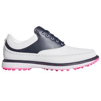 View adidas MC80 Golf Shoe White/Collegiate Navy/Lucid Pink