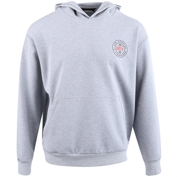 J.Lindeberg Scottie Pullover - Medium Gray Melange - Size: XL