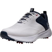 View FootJoy Qualifier Golf Shoe White/Pageant Blue/Red