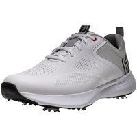 View FootJoy Qualifier Golf Shoe White/Black/High Risk Red