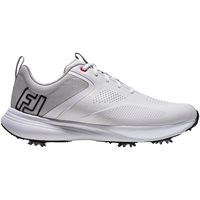 FootJoy Qualifier Golf Shoes - 57211 - White/Black/High Risk Red - Size: 10 M