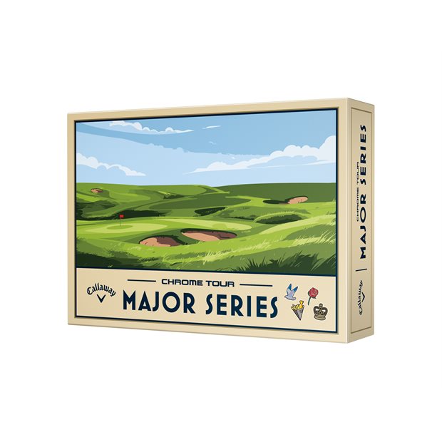 Callaway Chrome Tour Truvis Majors Series Tour Golf Balls - Seaside