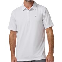 View TravisMathew Heater Series Jersey Polo Shirt White