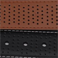 View Pinseeker 35MM Leather Perforated Accessories Black
